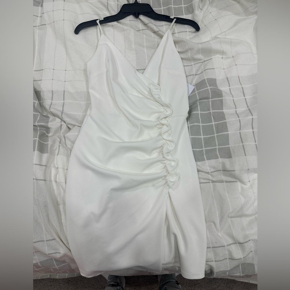 White short dress